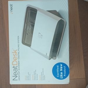 NEAT DESK DESKTOP SCANNER AND DIGITAL FILING SYSTEM.